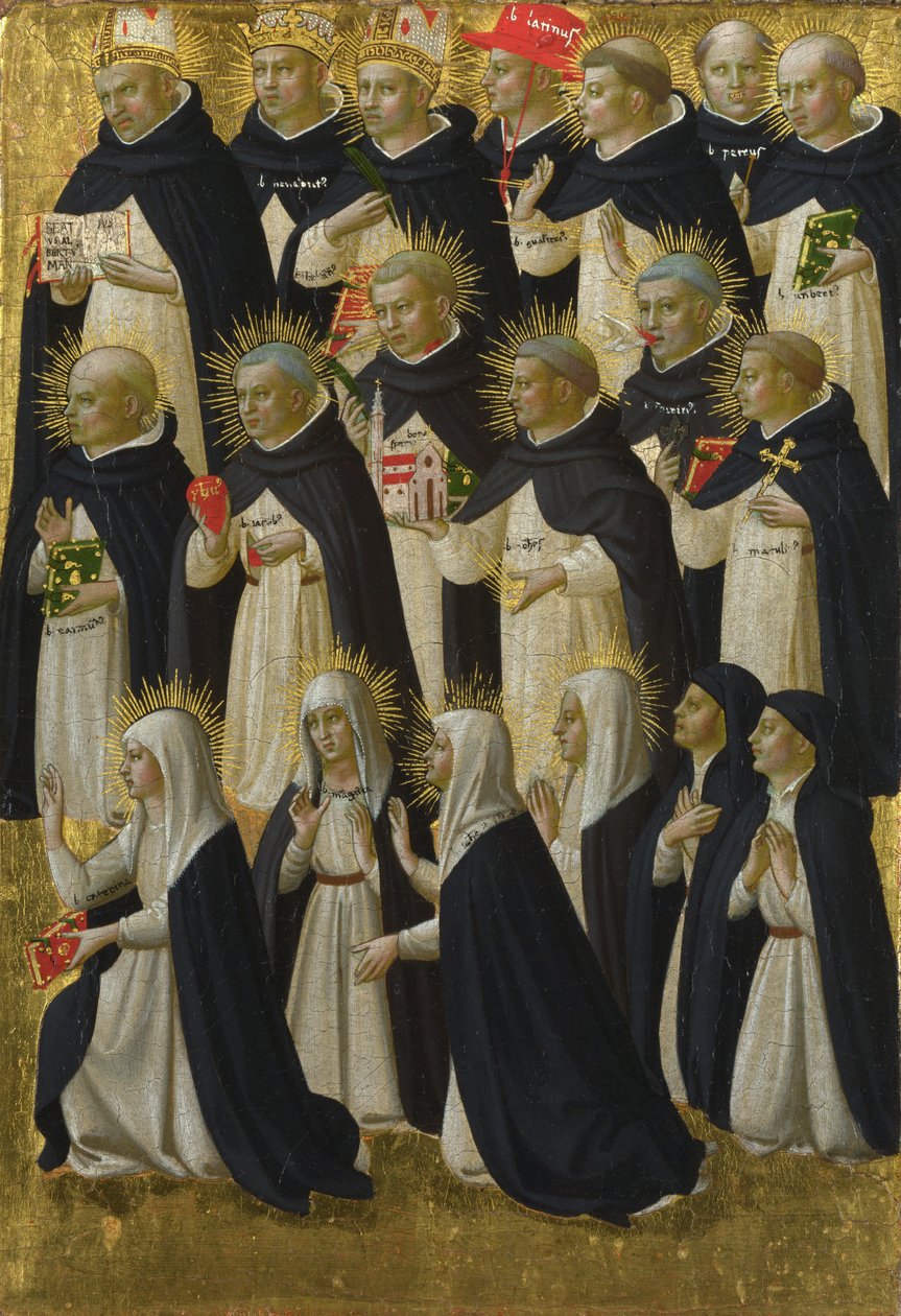 A Dominikai Boldog Panel a Fiesole San Domenico oltárképről, c. 1423-1424 alkotó: Fra Giovanni Angelico da Fiesole