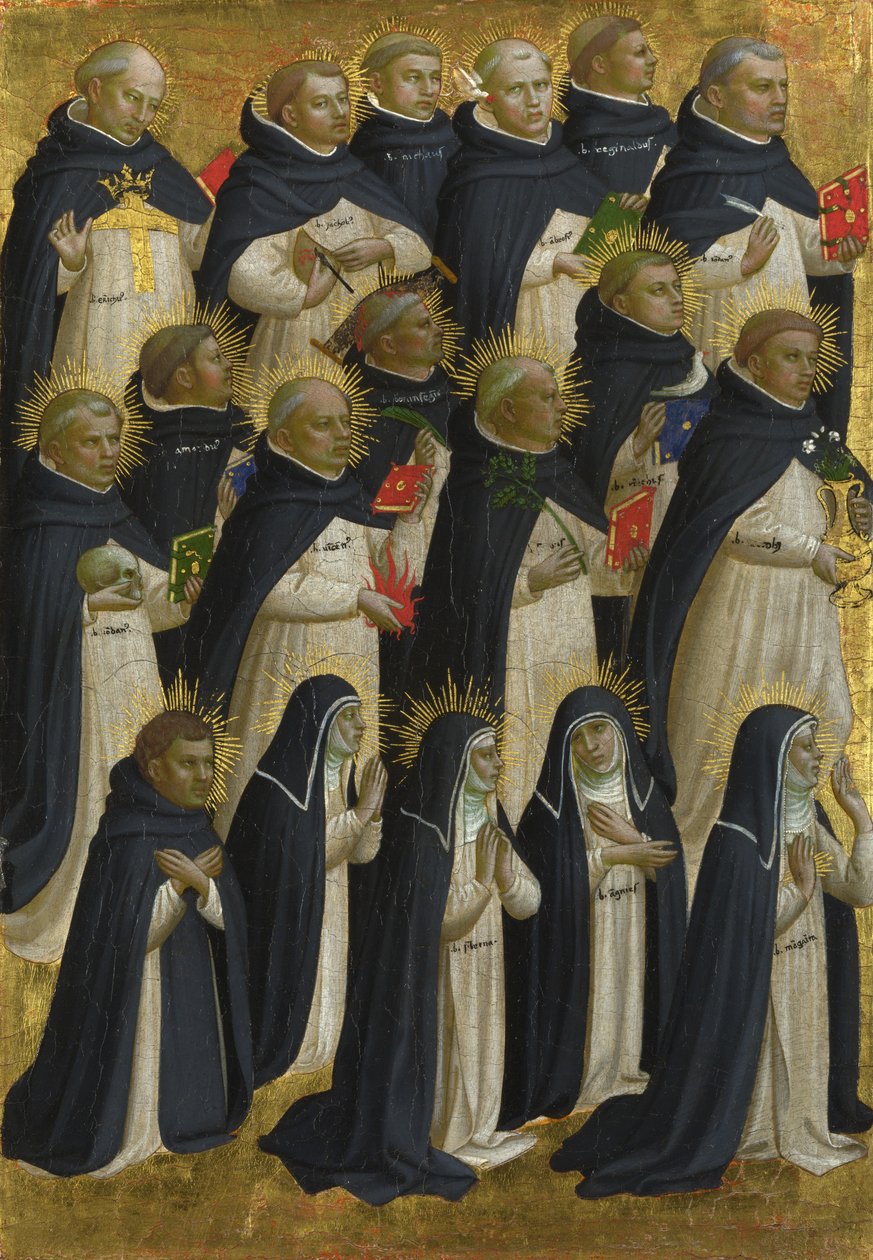 A Dominikai Boldog Panel a Fiesole San Domenico oltárképről, c. 1423-1424 alkotó: Fra Giovanni Angelico da Fiesole