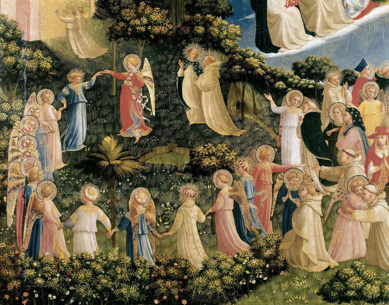 Az utolsó ítélet részlete, 1432 körül. alkotó: Fra Giovanni Angelico da Fiesole