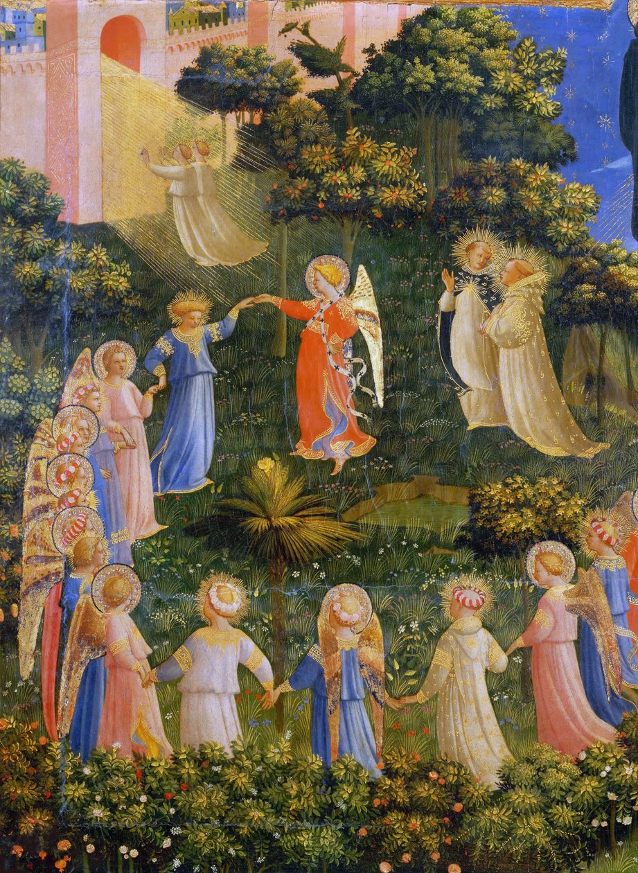 Az utolsó ítélet részlete, 1432 körül. alkotó: Fra Giovanni Angelico da Fiesole