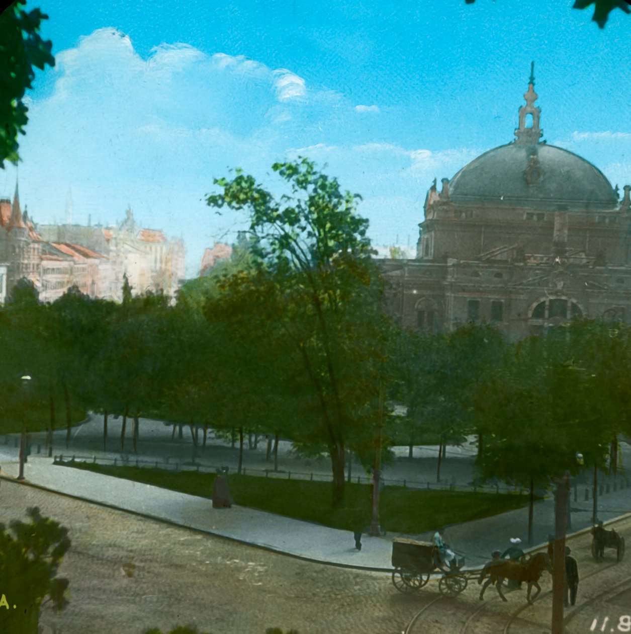 Nemzeti Színház, Christiania, Oslo, Norvégia, 19. század vége – 20. század eleje. alkotó: Fradelle and Young