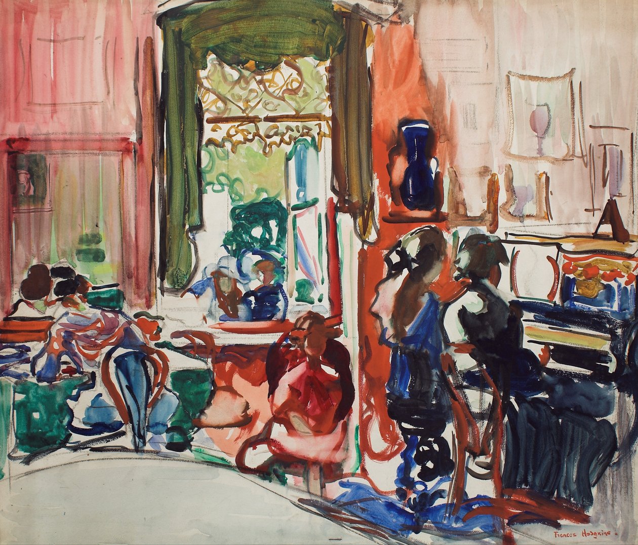 A zongora lecke alkotó: Frances Hodgkins