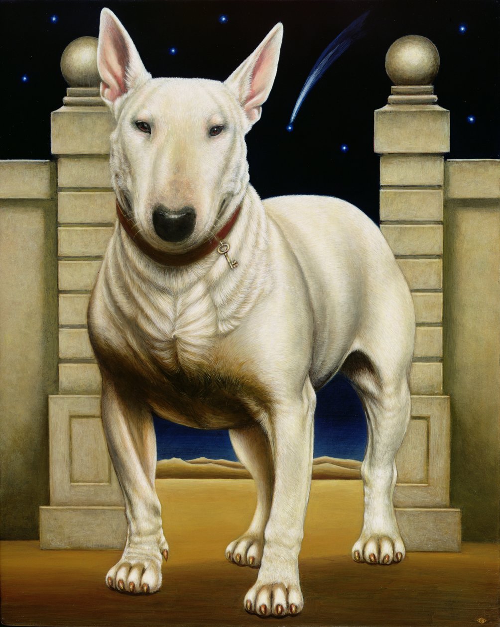 Dulcina, 2000 (olaj és tempera a panelen) alkotó: Frances Broomfield