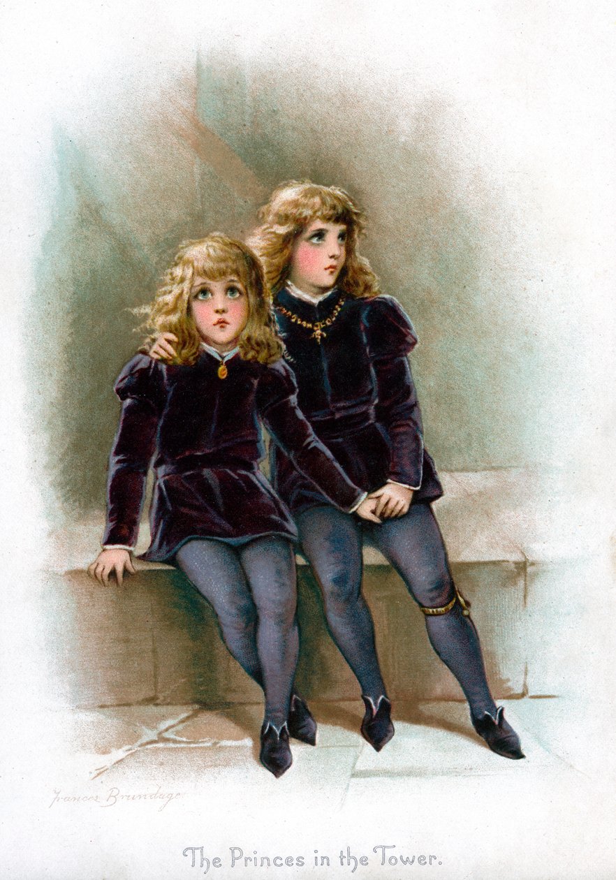 A hercegek a toronyban, 1897. alkotó: Frances Brundage