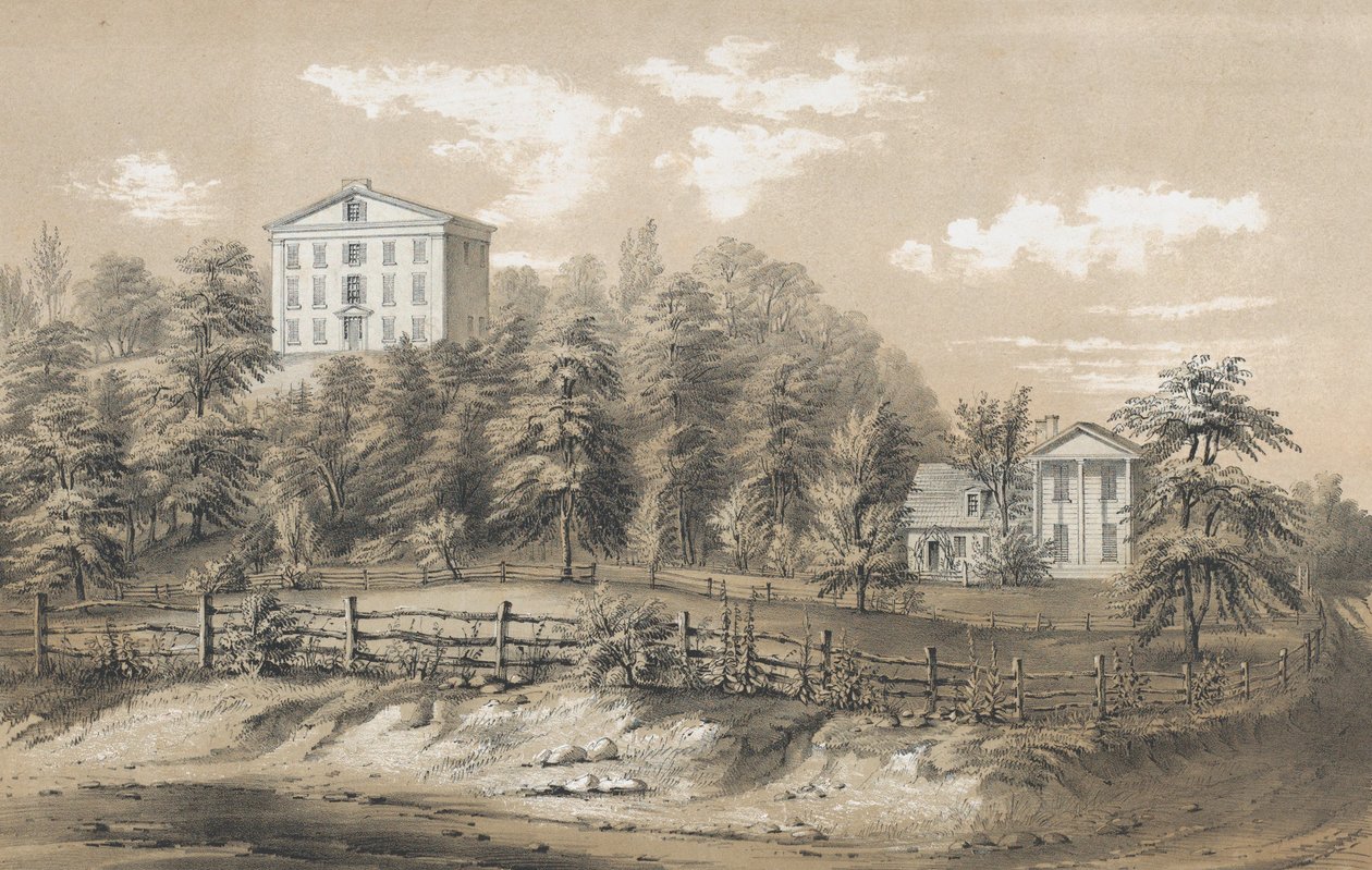 Richmond Seminary, Staten Island, N.Y., 1847-48. alkotó: Frances Flora Bond Palmer