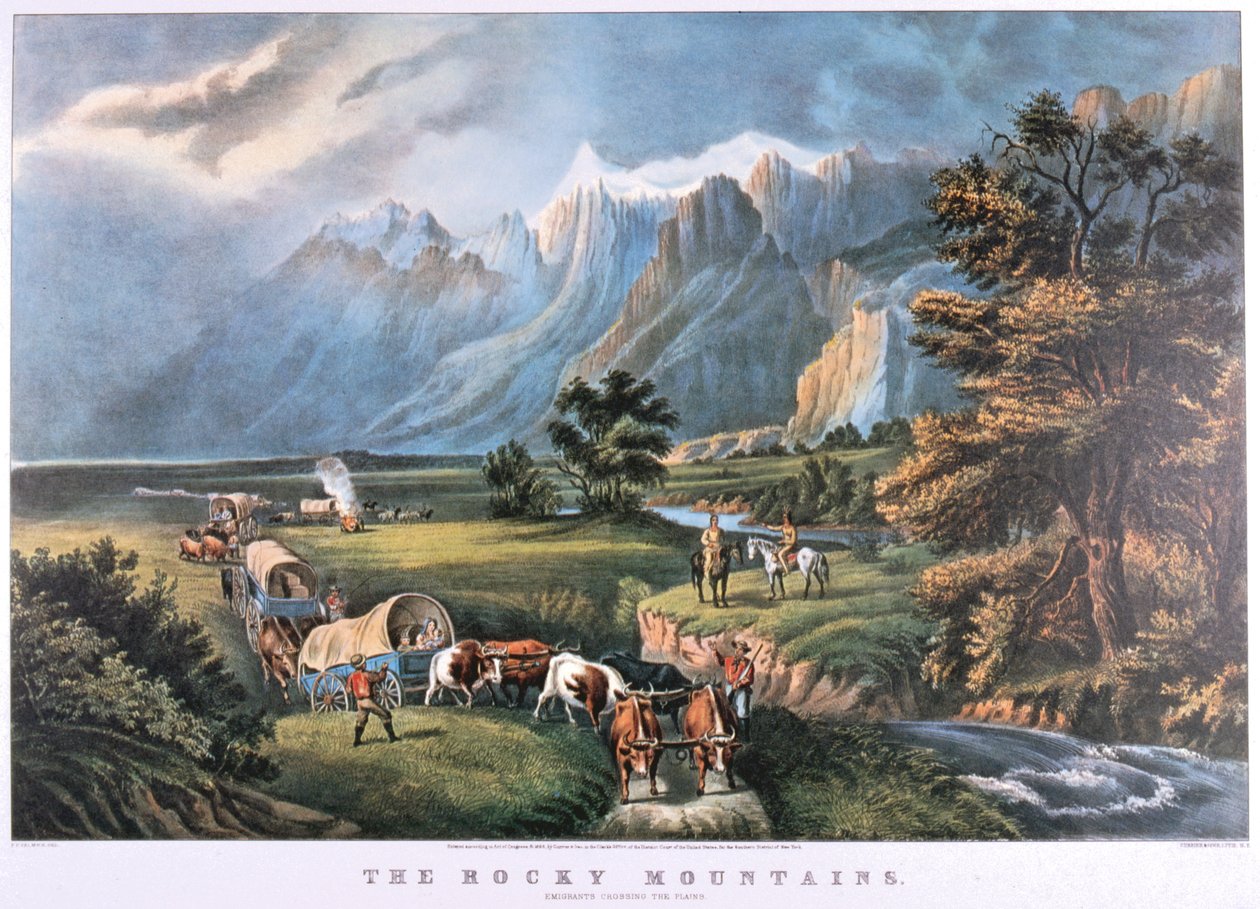 A Sziklás-hegység, c1834-c1876 alkotó: Frances Flora Bond Palmer