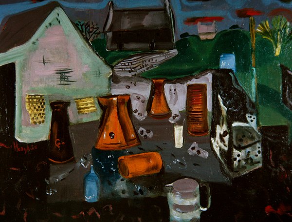 Tejgazdaság, 1930 körül (olaj, vászon) alkotó: Frances Hodgkins