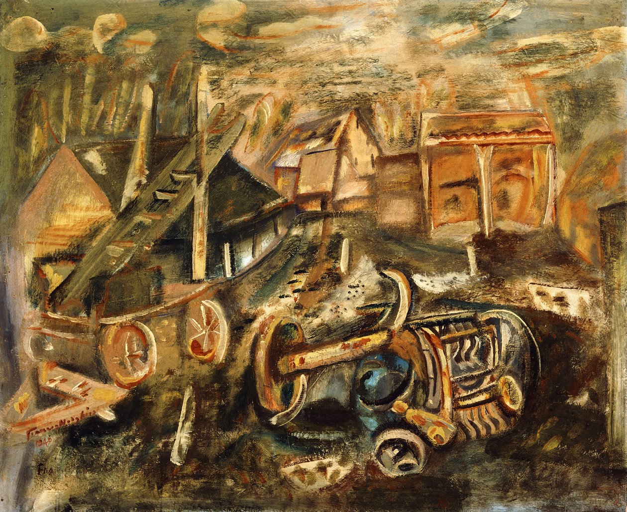 Farm Yard, Essex alkotó: Frances Hodgkins