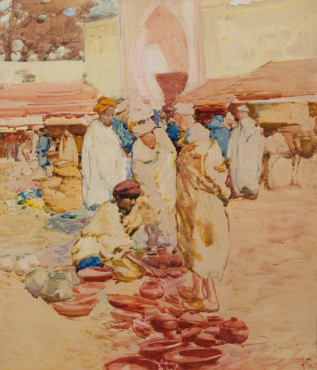 Kerámia piac, Tanger alkotó: Frances Hodgkins