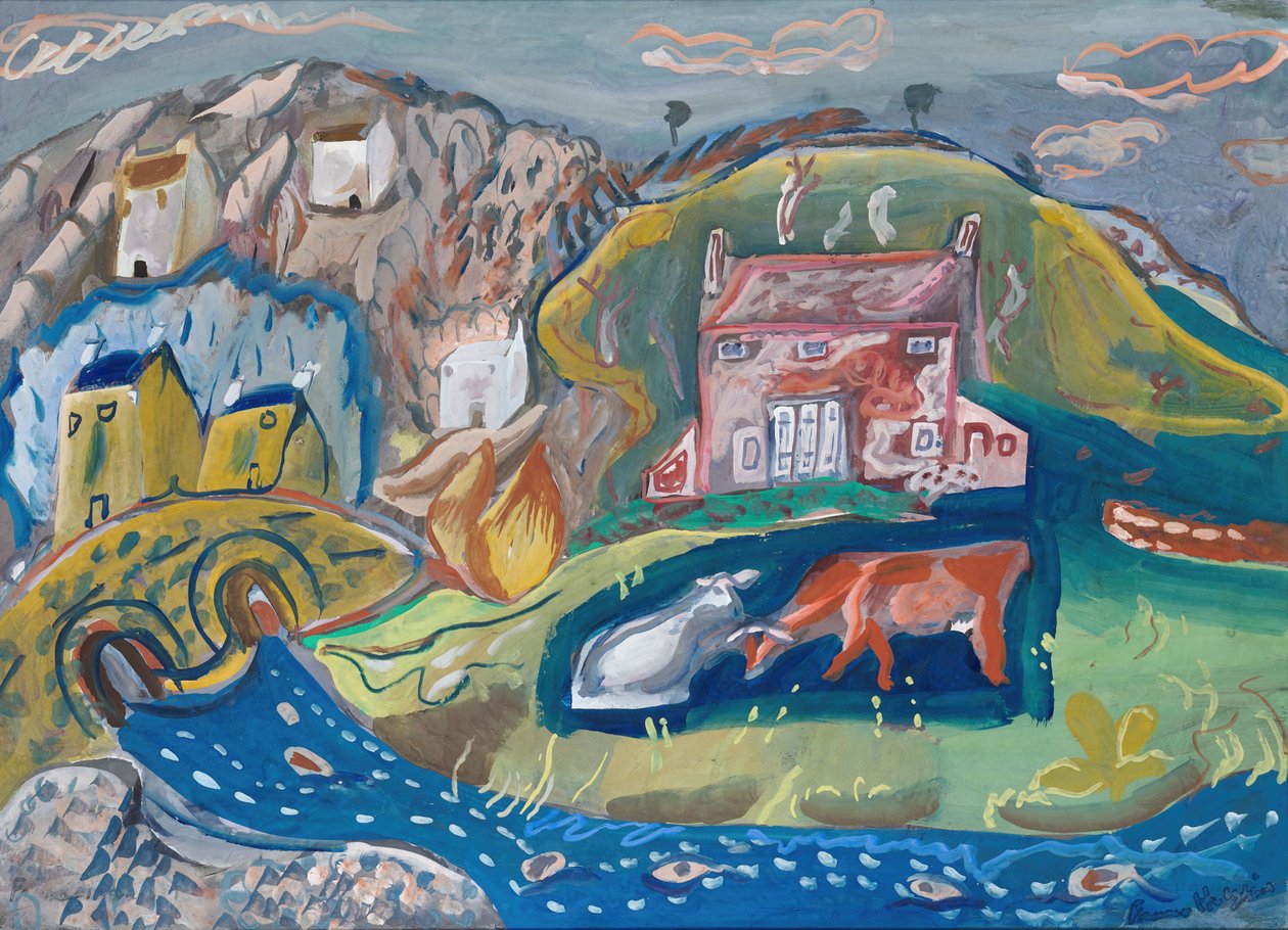 Solva, halászfalu Pembrokeshire-ben alkotó: Frances Hodgkins