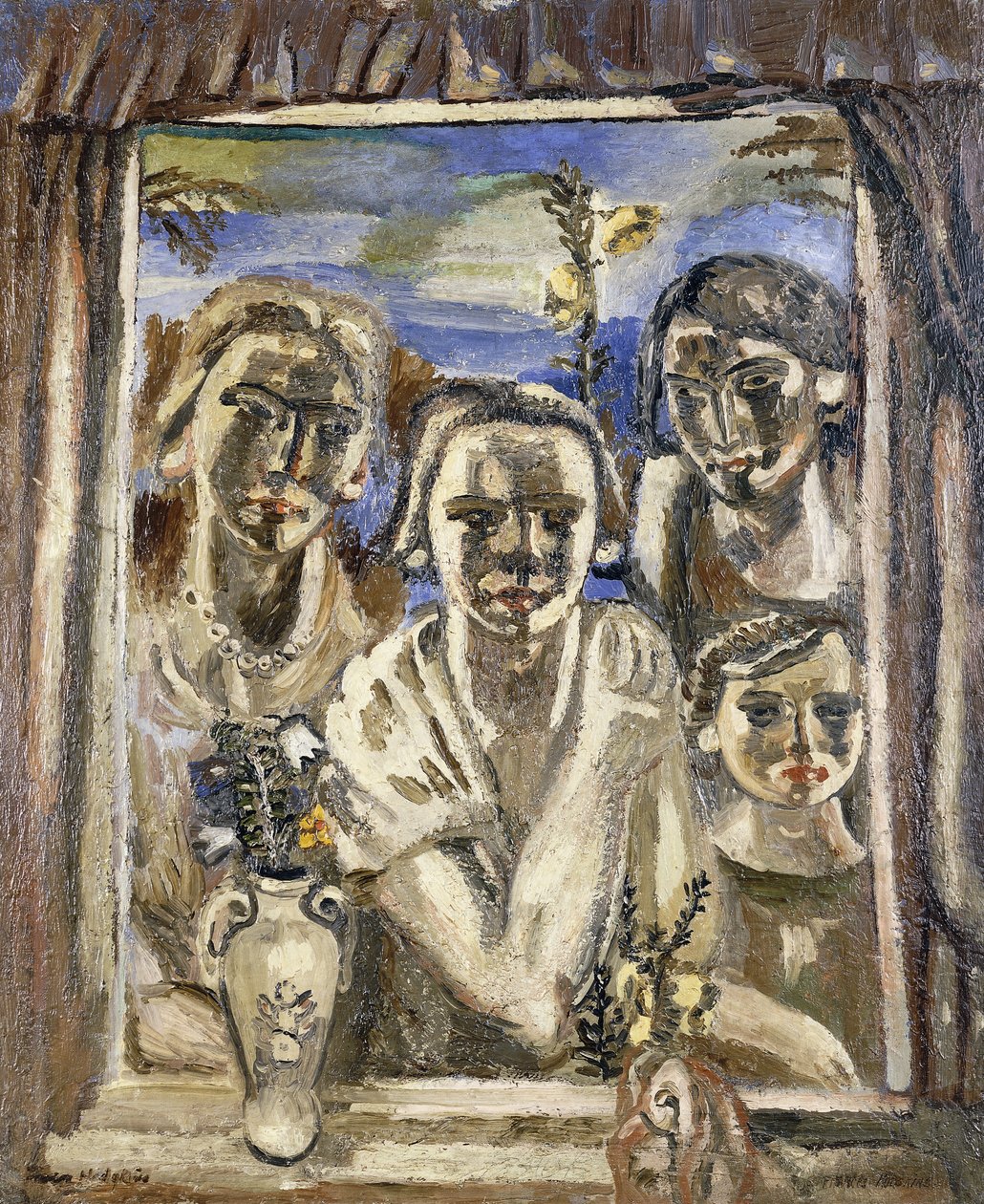 A család, 1926-1930 (olaj, vászon) alkotó: Frances Hodgkins