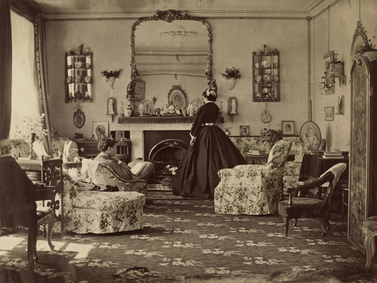 A szoba belseje, c. 1862. alkotó: Frances Jocelyn