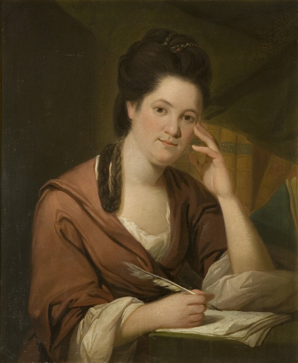 Hannah More portréja (sz. 1745), 1780 körül (olaj, vászon) alkotó: Frances Reynolds
