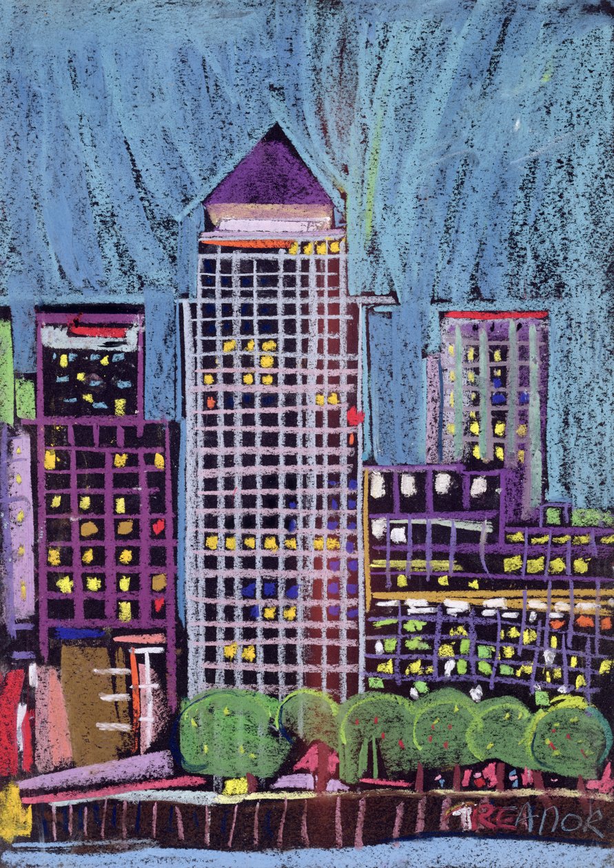 Canary Wharf London Docklands-ben alkotó: Frances Treanor