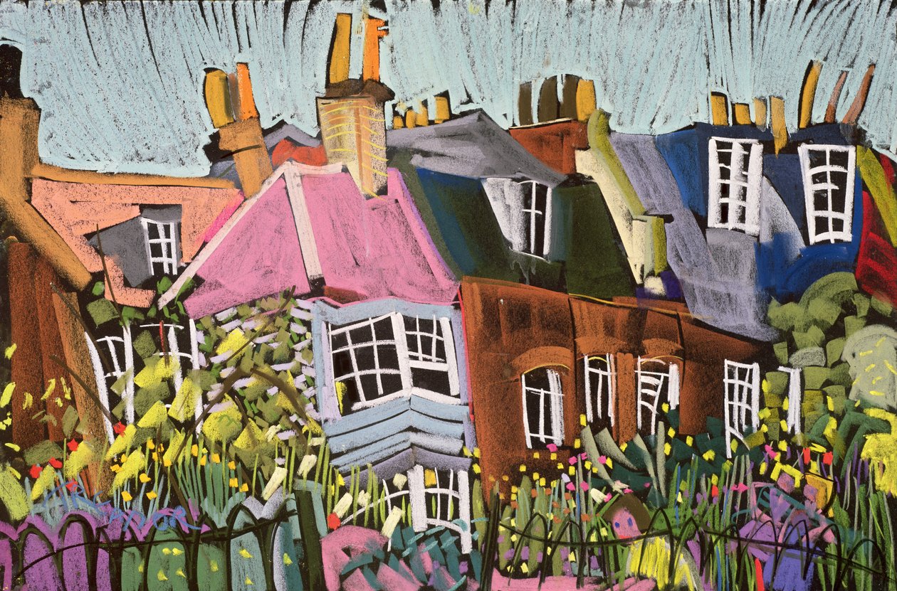 Pihenjen a Herb Gardenben, a Greenwich Parkban, Londonban alkotó: Frances Treanor
