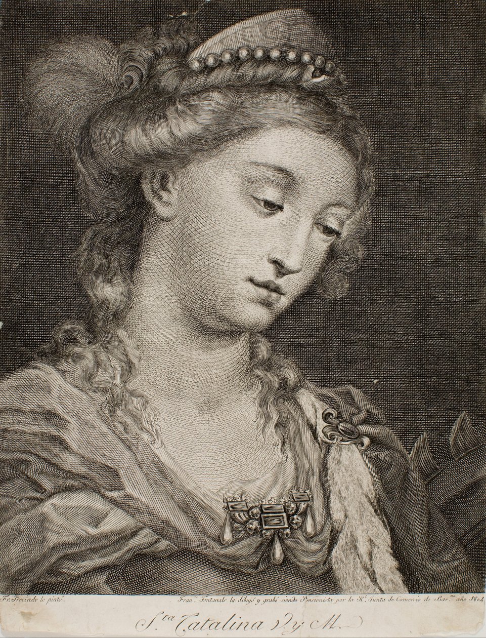 Alexandriai Szent Katalin alkotó: Francesc Fontanals