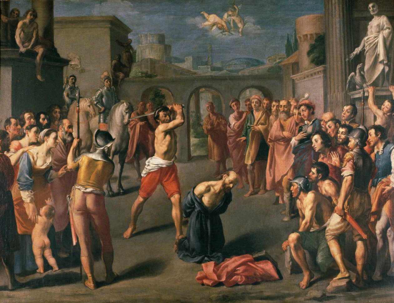 Szent Pál vértanúsága alkotó: Franceschino Carracci