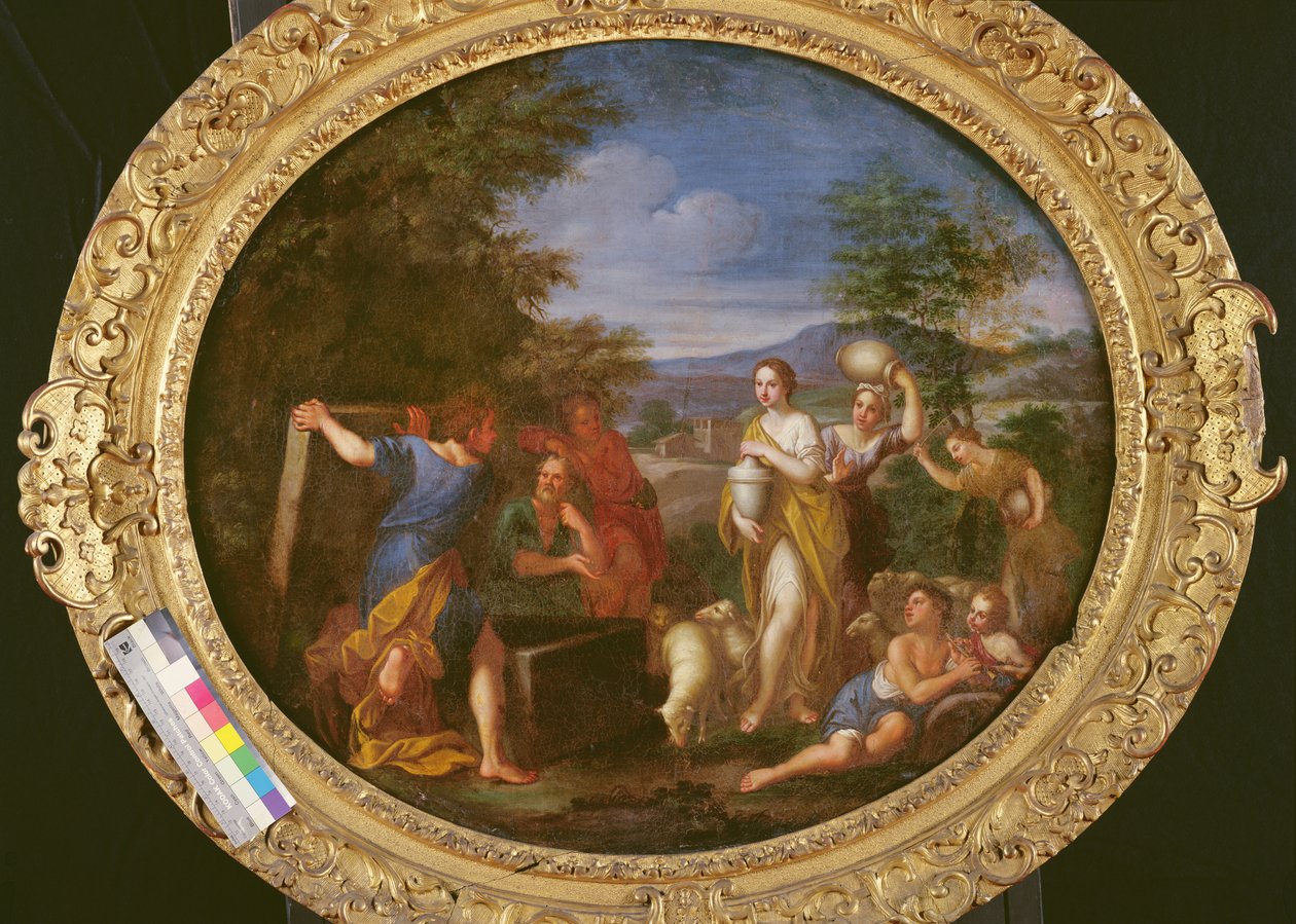 Jacob védi Ráhelt alkotó: Francesco Albani