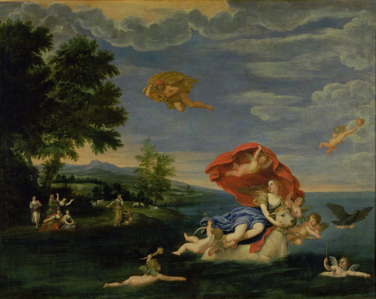 Európa megerőszakolása alkotó: Francesco Albani