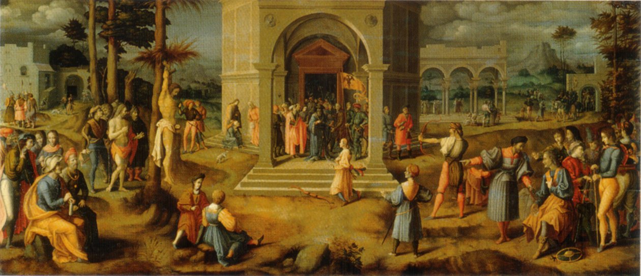 A Királyok Fiainak Legendája alkotó: Francesco Ubertini Bacchiacca