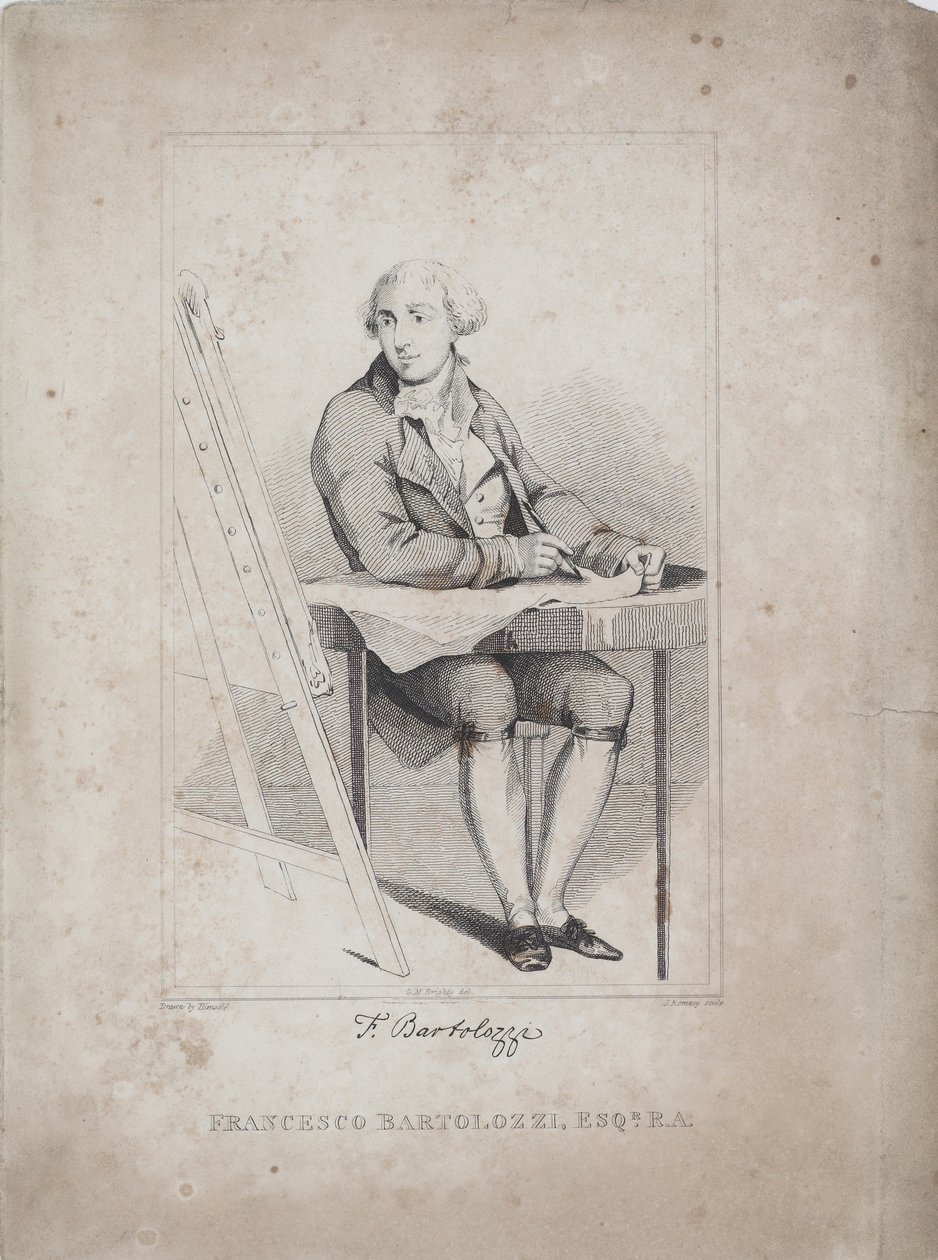 Francesco Bartolozzi, metszette George M. Brighty (sz.1788) és John Romney (1786-1863), 1810 körül. alkotó: Francesco Bartolozzi