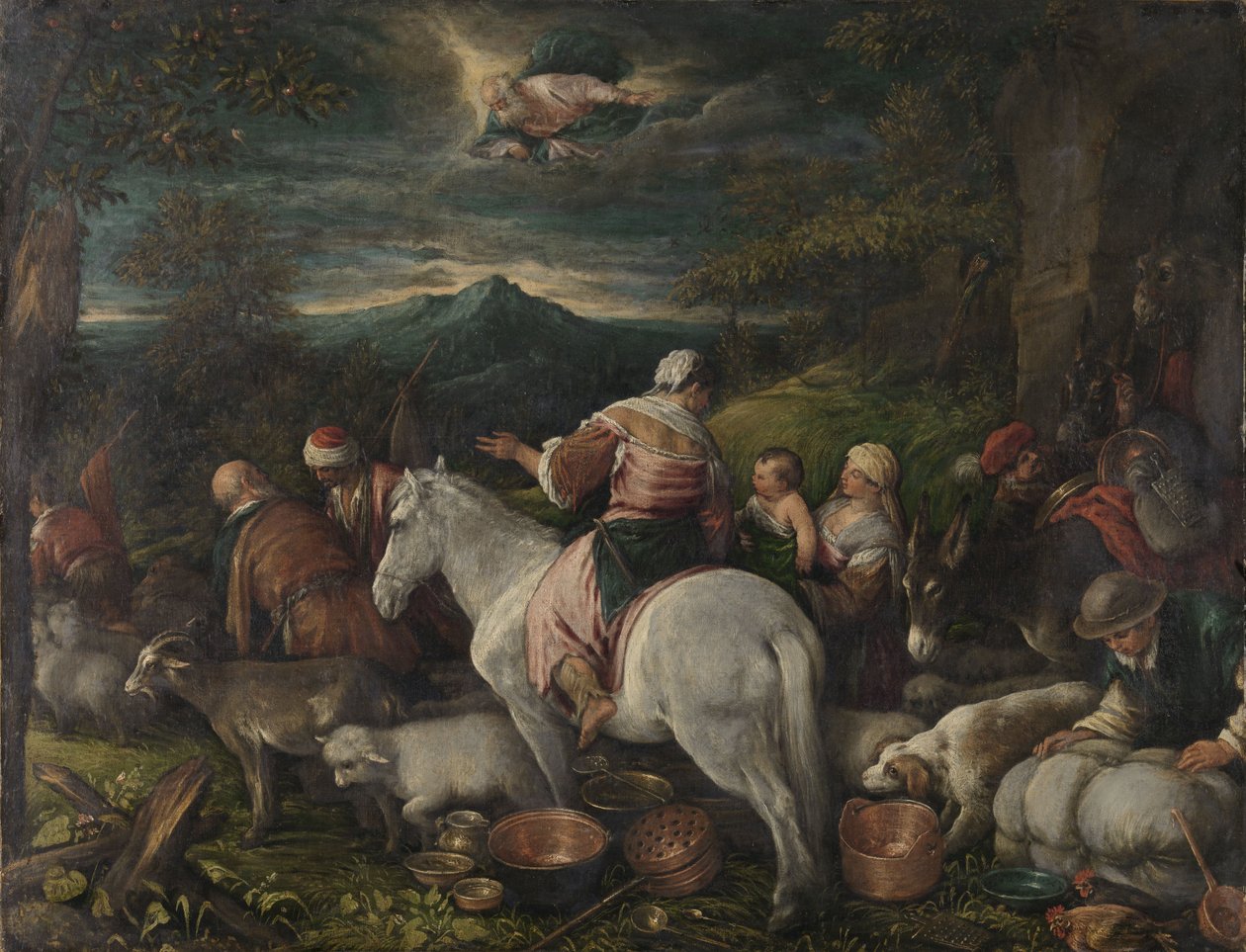 Ábrahám elhagyja Haránt alkotó: Francesco Bassano the Younger