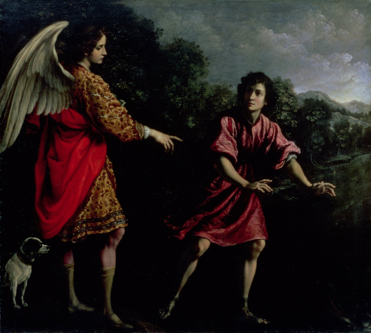 Tóbiás és az angyal alkotó: Francesco Corradi