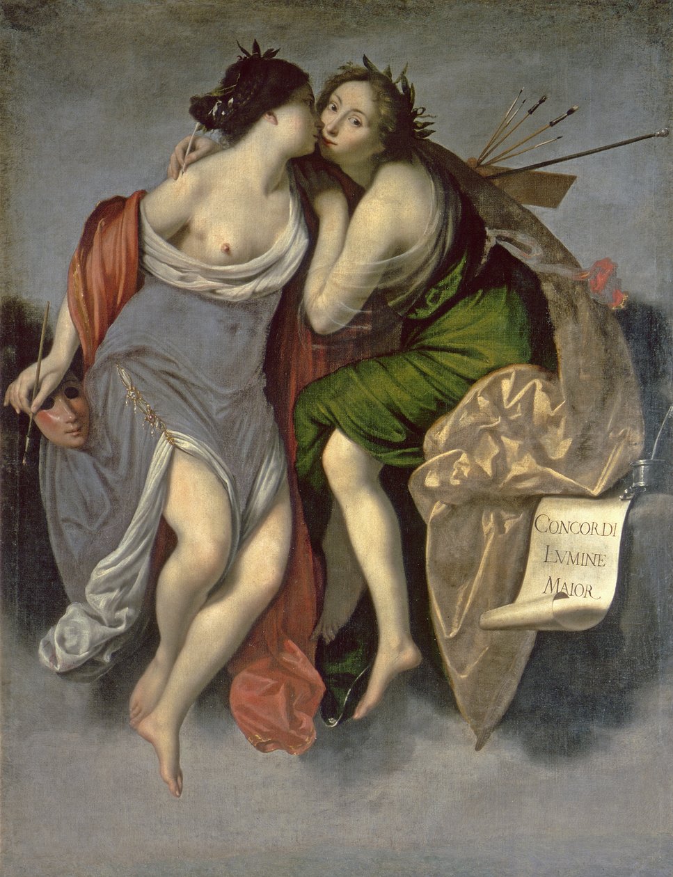 A festészet és költészet egyesületének allegóriája, 1626 alkotó: Francesco Furini