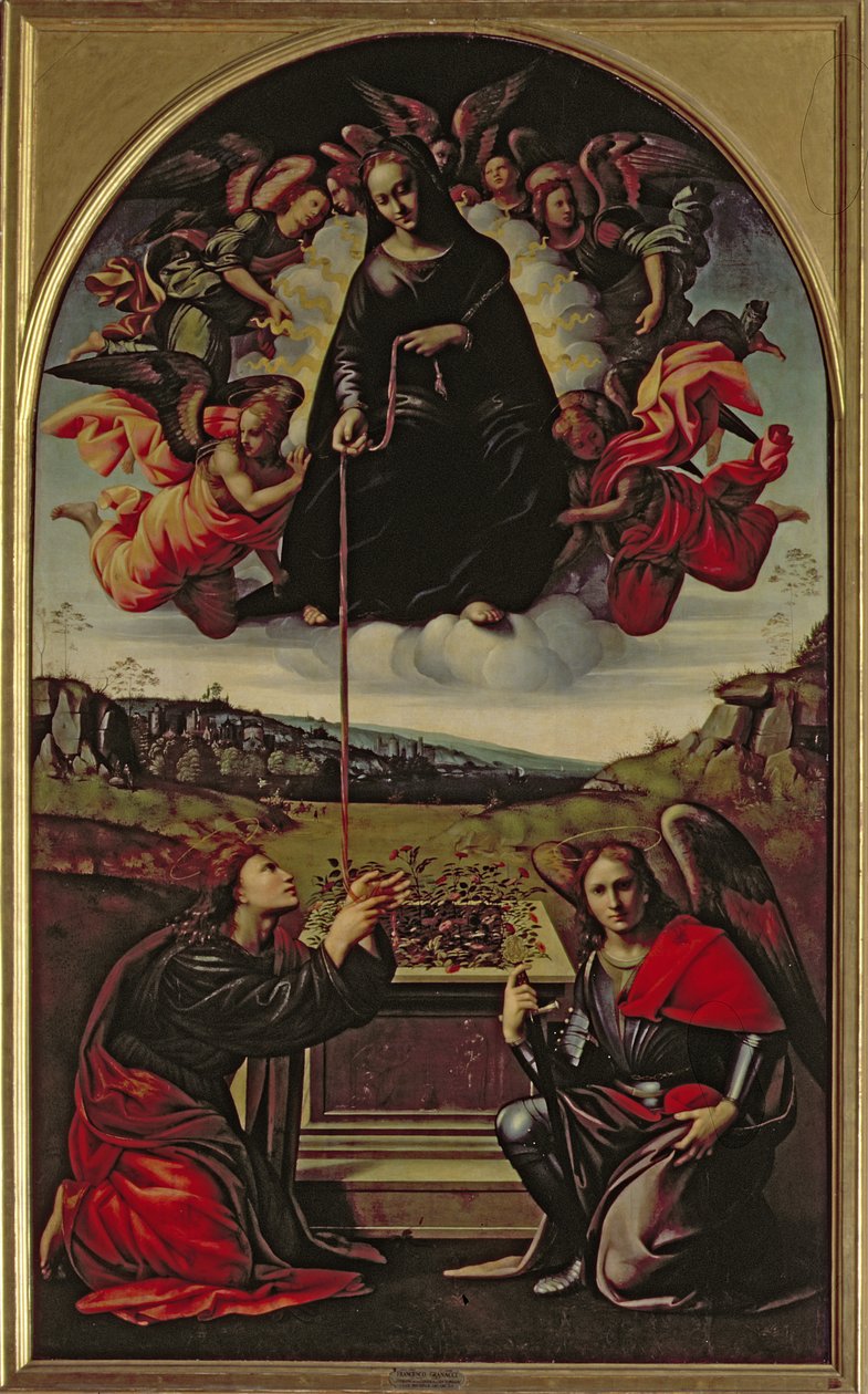 Madonna az övön alkotó: Francesco Granacci