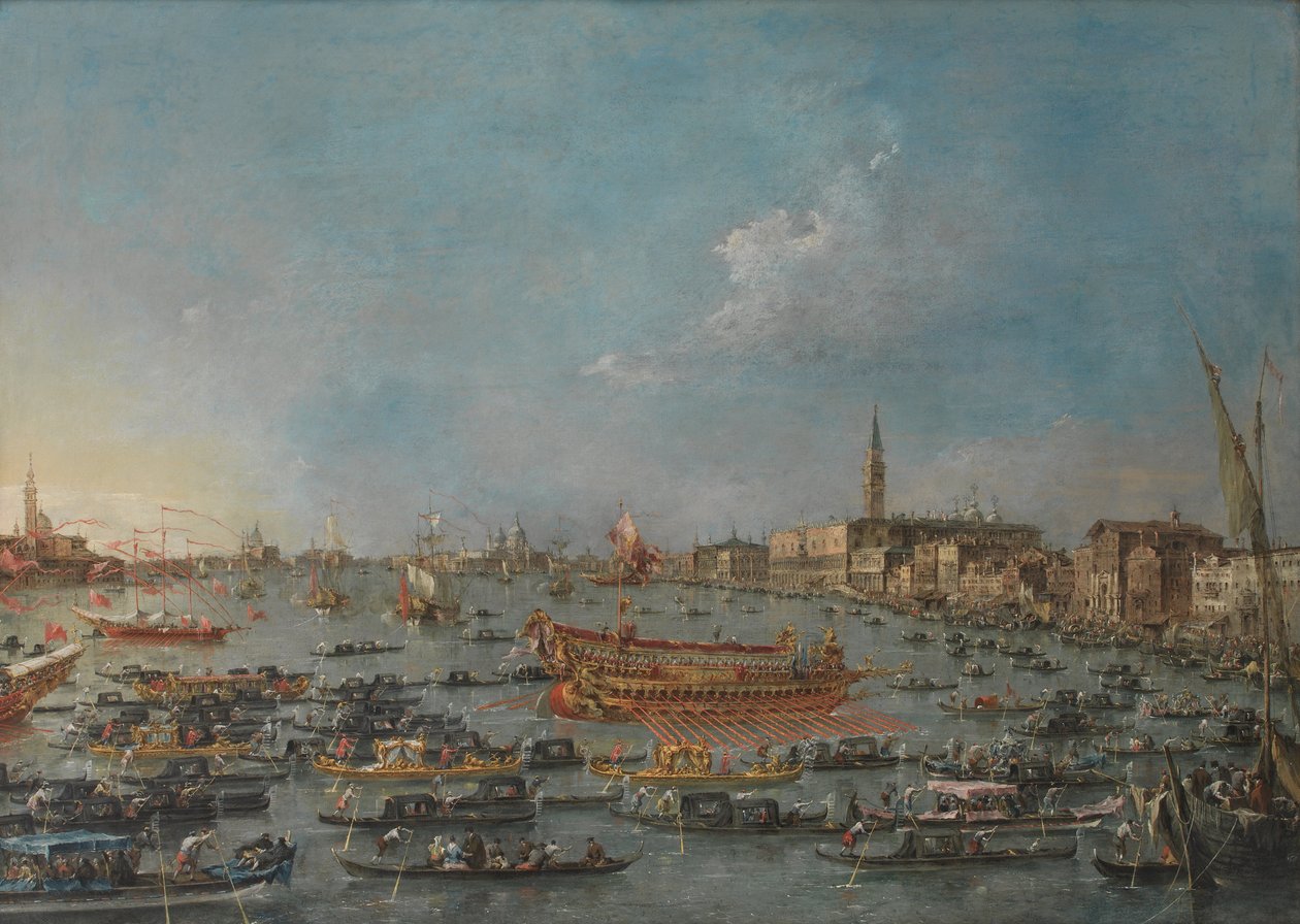 A velencei Bucintoro fesztivál alkotó: Francesco Guardi