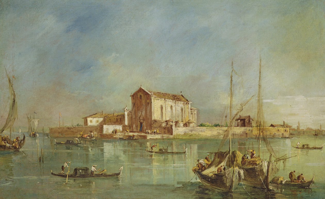 San Cristoforo della Pace szigete, Murano alkotó: Francesco Guardi