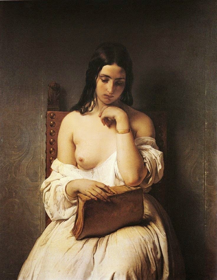 Elmélkedés alkotó: Francesco Hayez