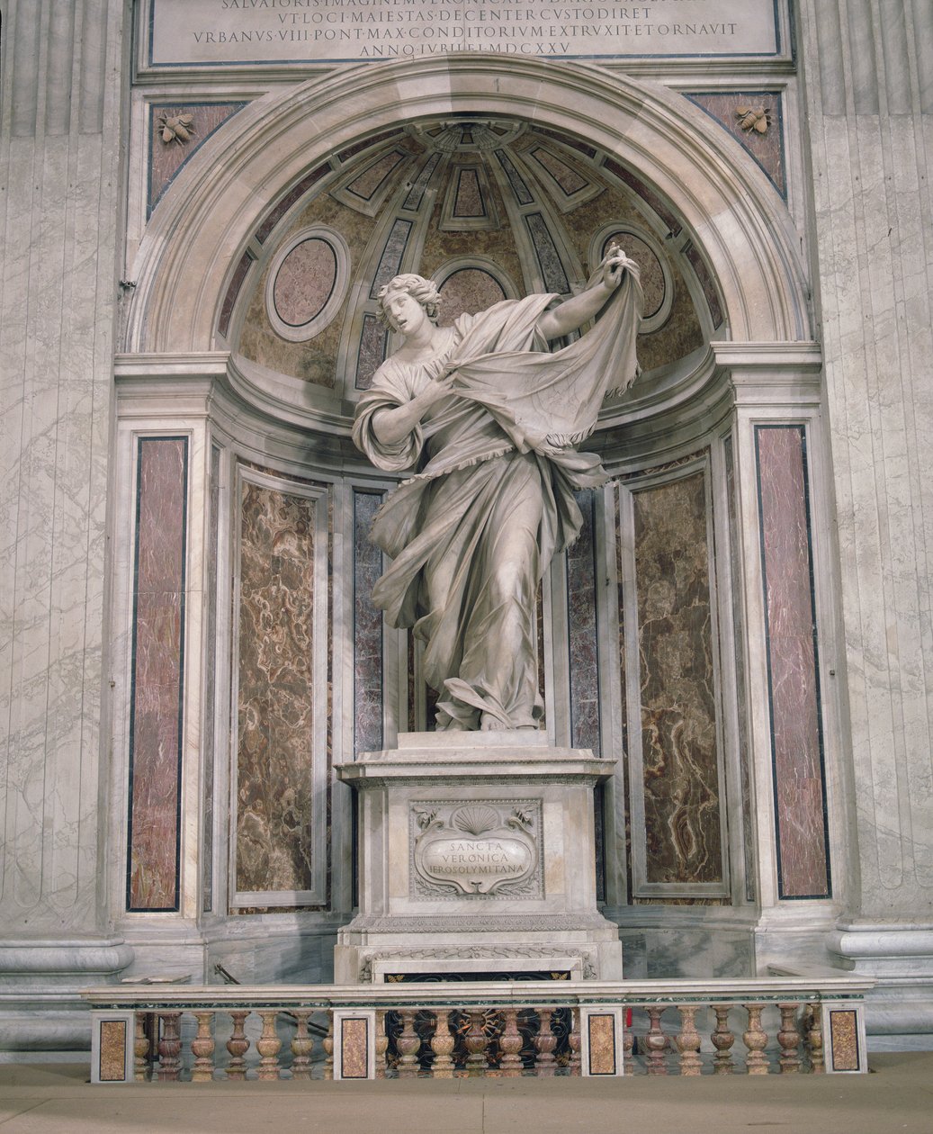 Szent Veronika (márvány) alkotó: Francesco Mochi