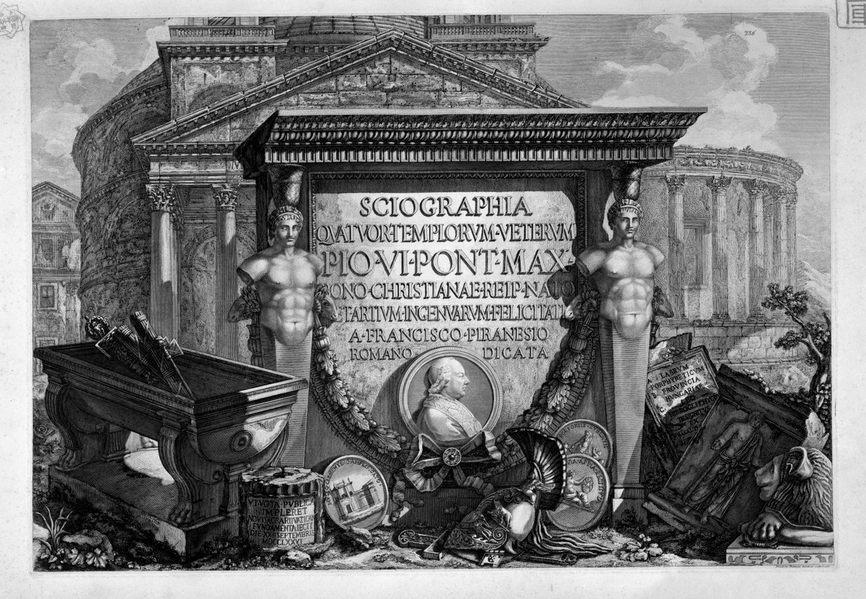 Frontispice alkotó: Francesco Piranesi