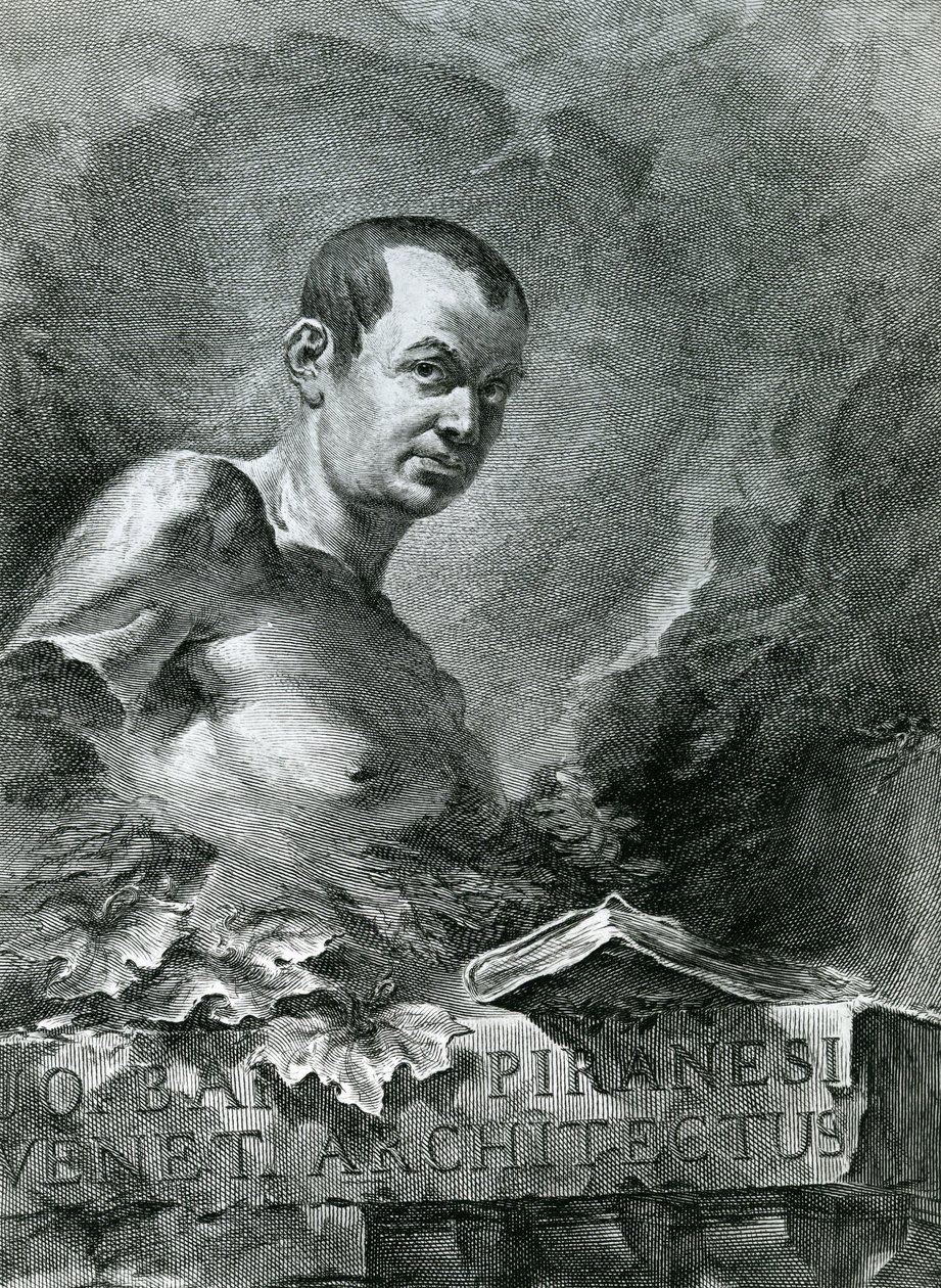 Giovanni Battista Piranesi (1720-78) portréja, 1750 alkotó: Francesco Polanzani