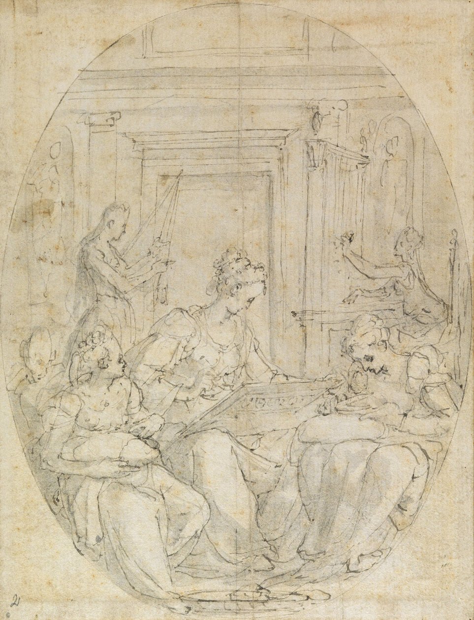 Nők a munkában alkotó: Francesco Primaticcio