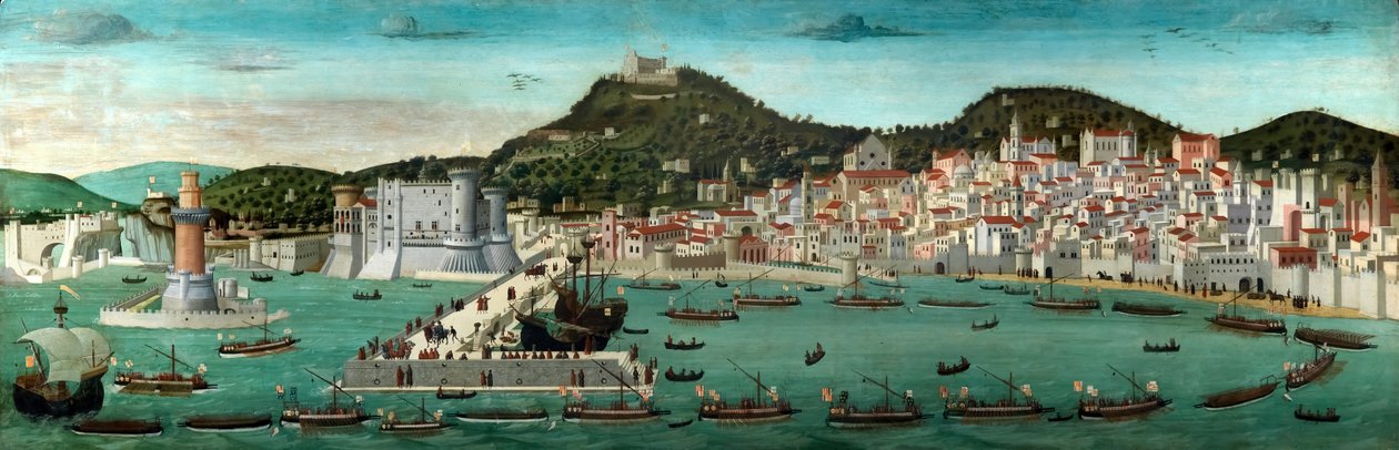 A Tavola Strozzi, 1472-3 (tempera a panelen) alkotó: Francesco Rosselli