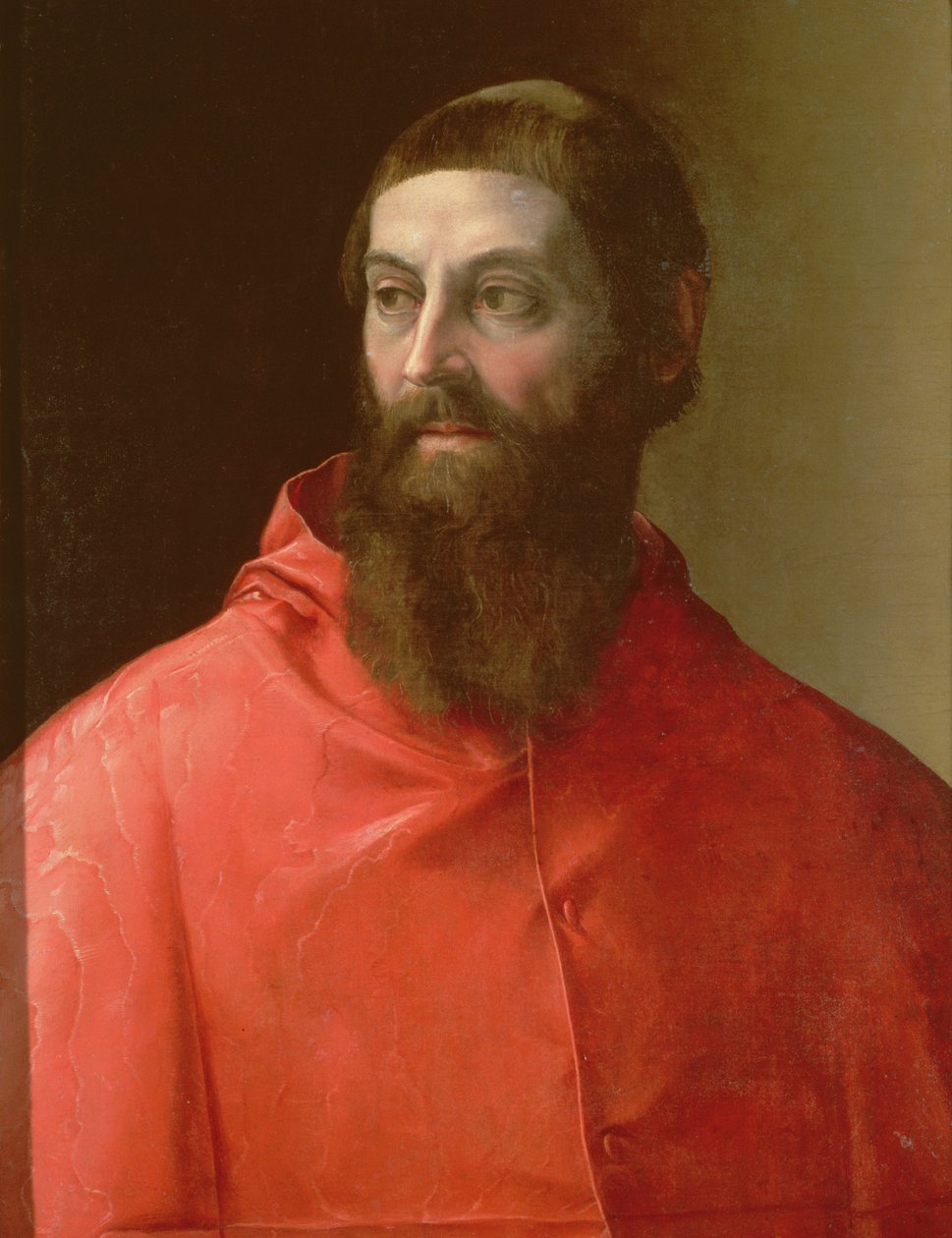 Rudolfo Pio bíboros, Faenza püspöke (1500-64 körül), 1528 alkotó: Francesco de Rossi Salviati Cecchino