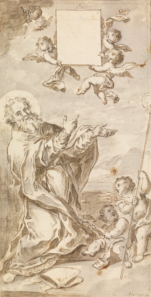 St. Blaise képe alkotó: Francesco Saverio Mergolo