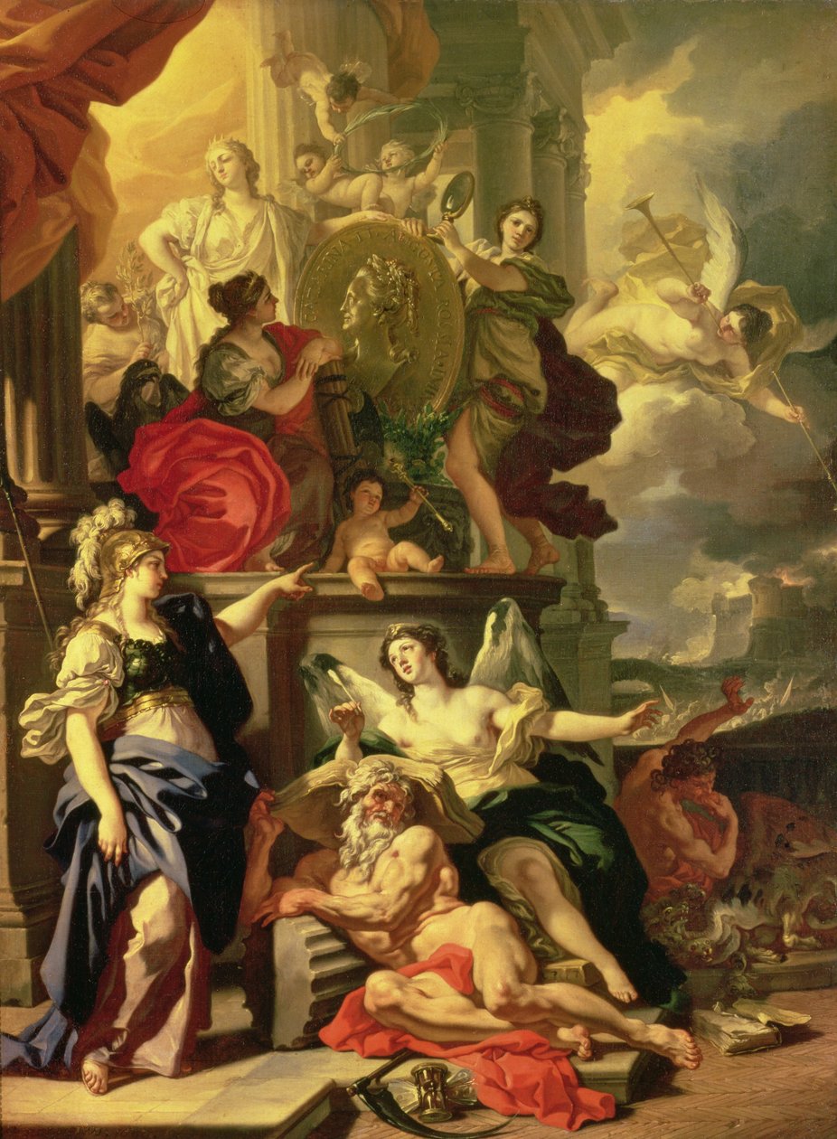 Egy uralkodás allegóriája, 1690 alkotó: Francesco Solimena
