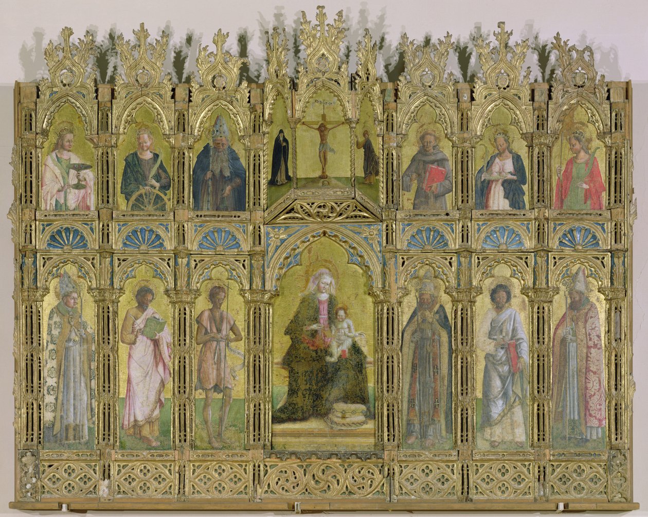 Az Arzignano poliptichon alkotó: Francesco Squarcione