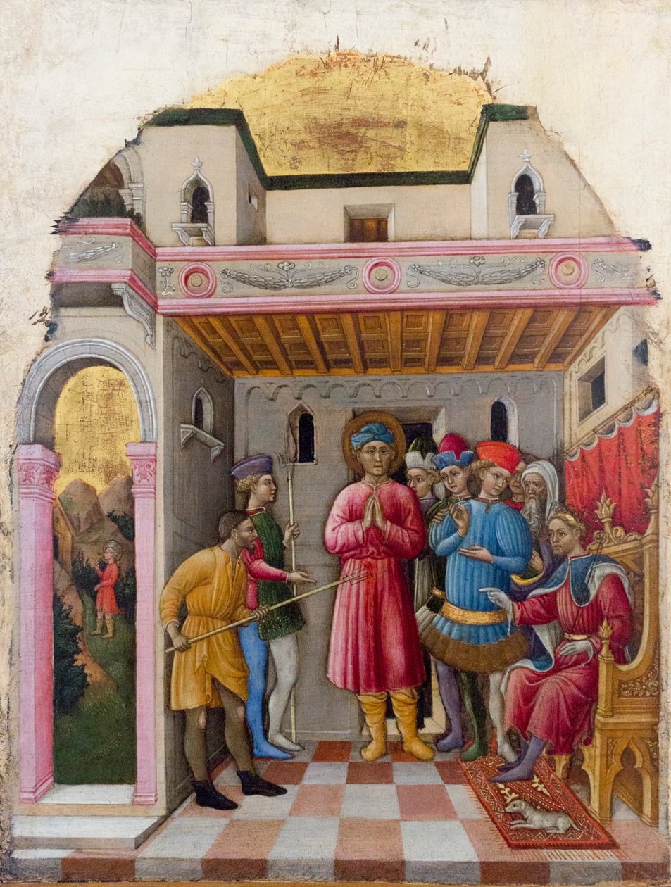 San Mamante mártíromsága alkotó: Francesco de Franceschi
