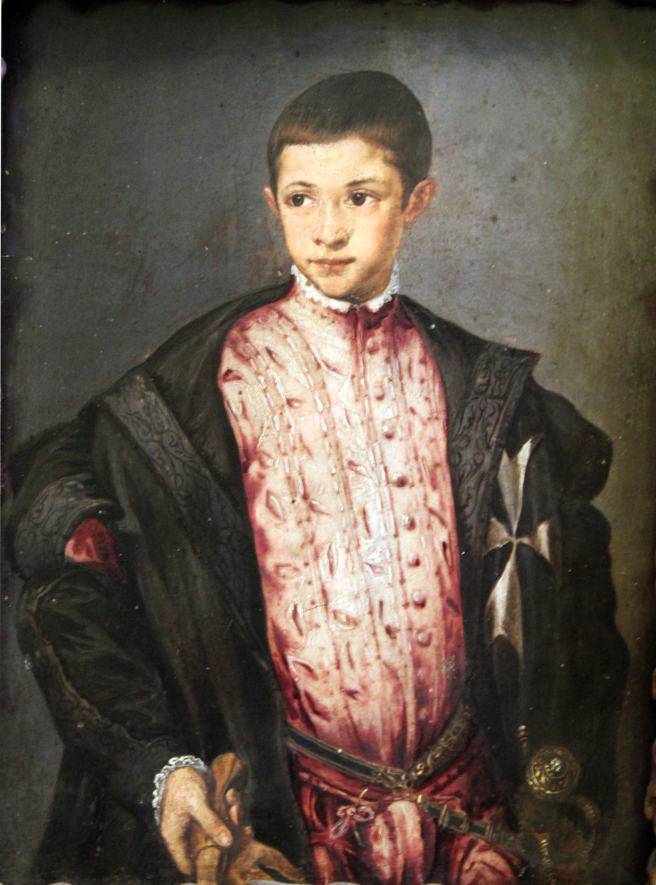 Ranuccio Farnese (1530-1565) portréja alkotó: Francesco de Rossi