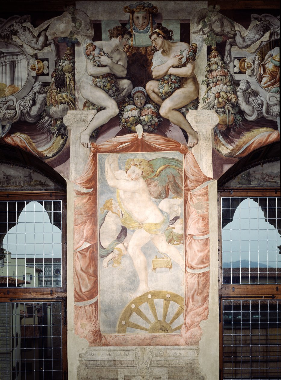 Fortune, a közönségteremből, 1545 alkotó: Francesco de Rossi Salviati Cecchino