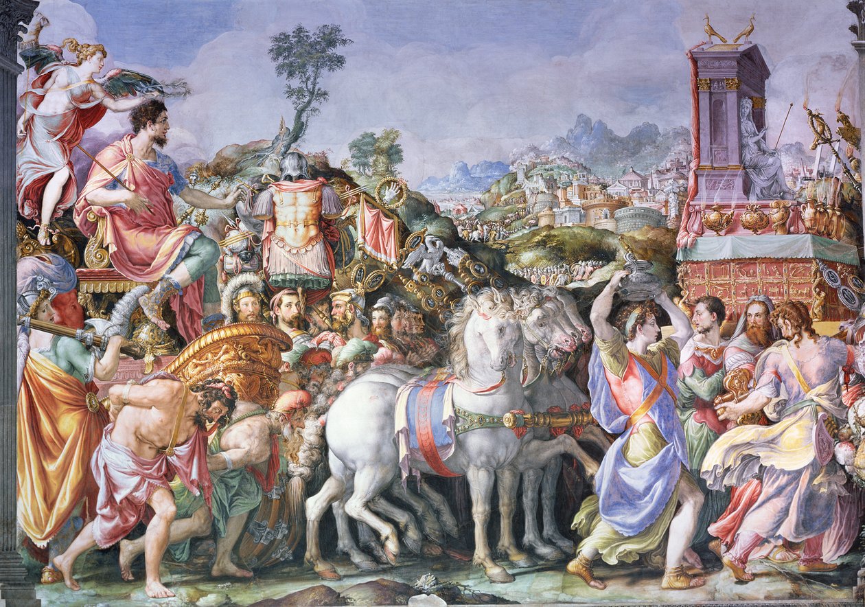 Marcus Furius Camillus diadala (i. e. 447-365), a Sala dell