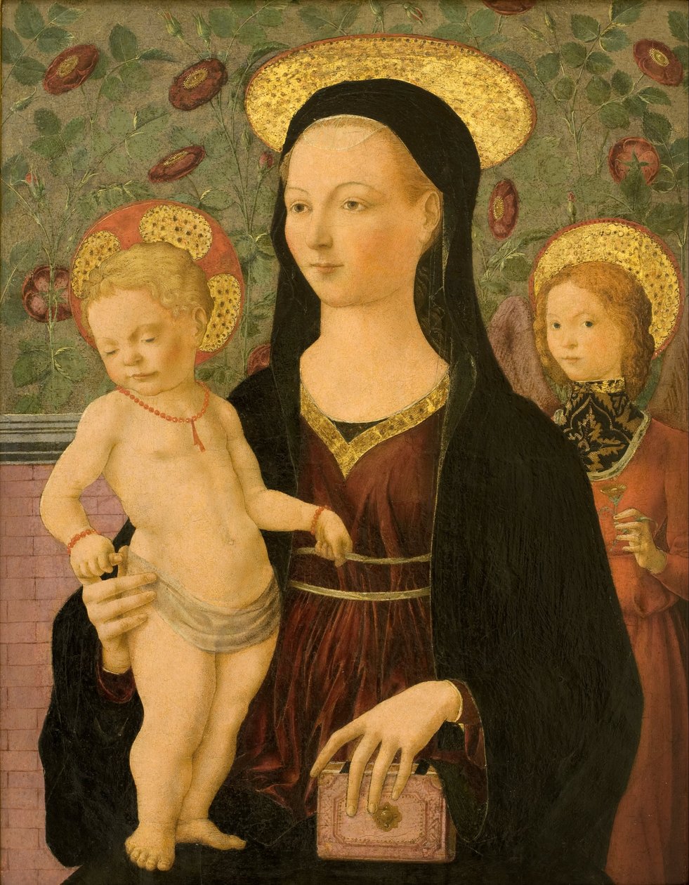 Szűz és gyermek angyallal alkotó: Francesco del Cossa