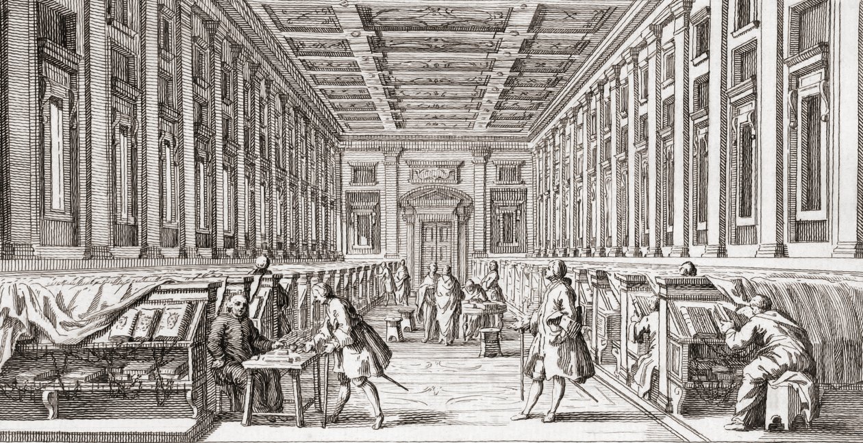 Laurentian Library, 18. század vége. alkotó: Francesco (after) Bartolozzi