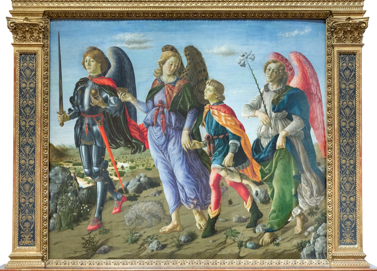 A három arkangyal és Tóbiás alkotó: Francesco (attr. to) Botticini