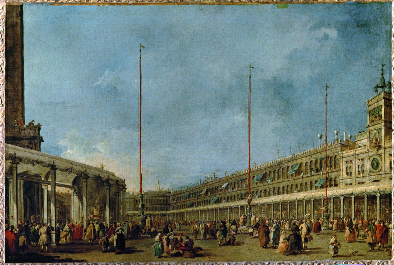 A velencei dózse követi a Corpus Domini körmenetet ... alkotó: Francesco (circle of) Guardi