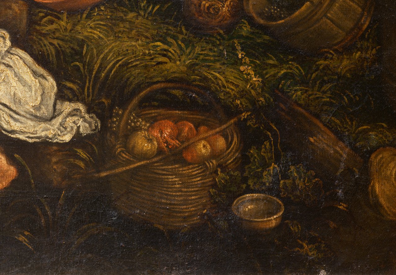 Őszi szüret (szőlőszedés), 1585-90 (65683 részlet) alkotó: Francesco Bassano